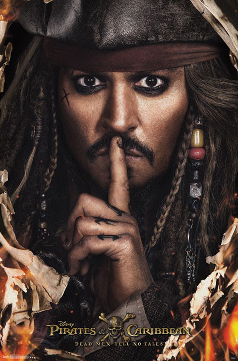 New Posters For ‘pirates Of The Caribbean Dead Men Tell No Tales Released The Kingdom Insider 6219