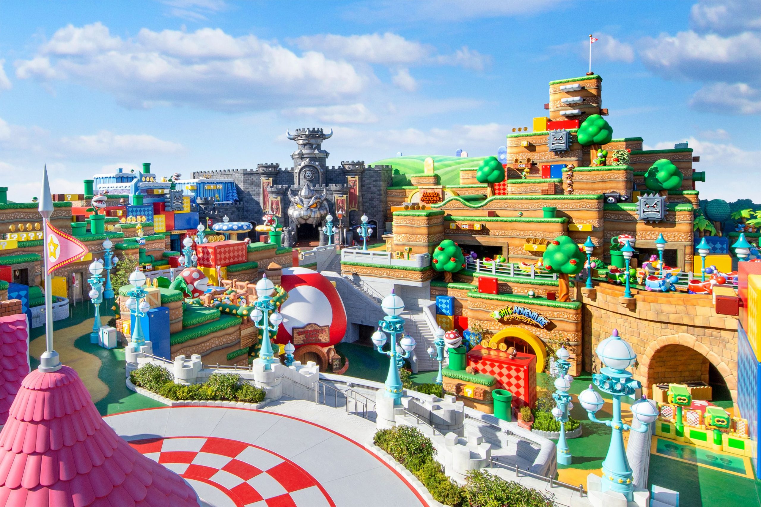 "WE ARE MARIO!" SUPER NINTENDO WORLD GRAND OPENING TODAY! The Kingdom