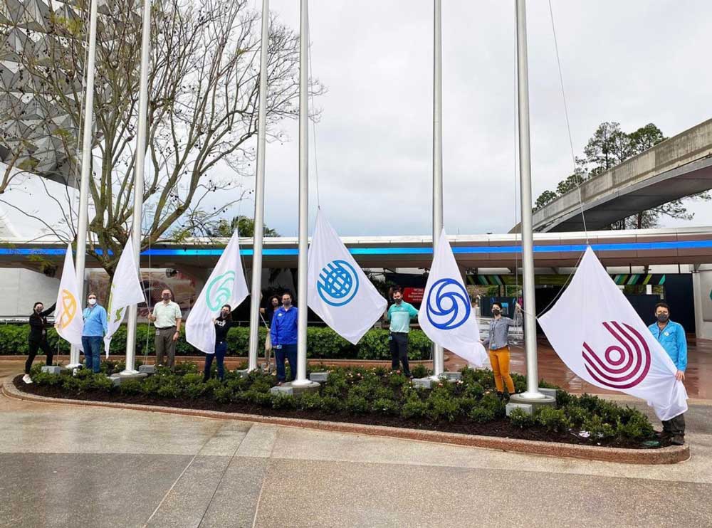 Epcot flags