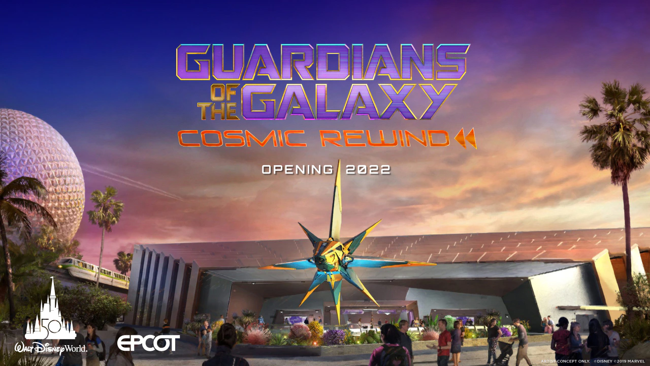 Check Out the First Look at Guardians of the Galaxy: Cosmic Rewind Queue!
