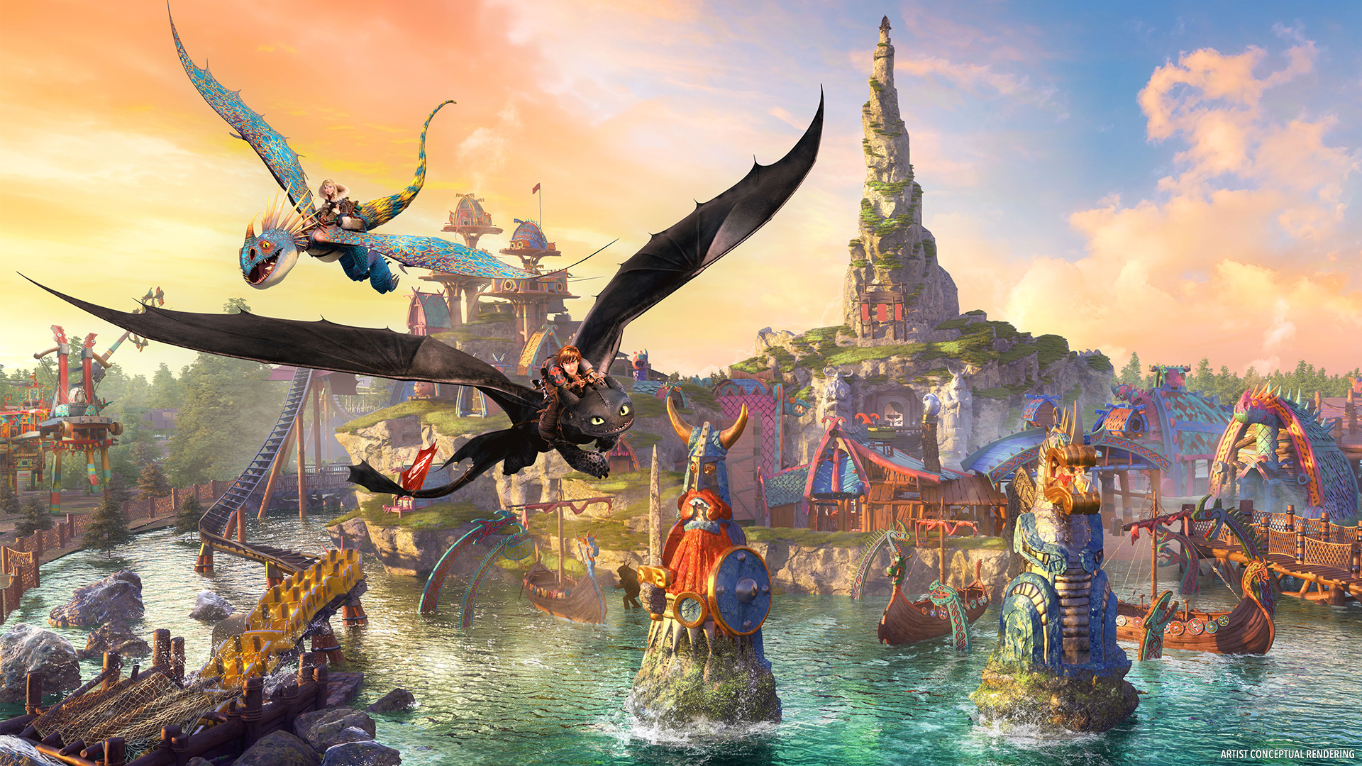 Soar with Dragons at Universal Orlando’s Epic Universe on the Isle of ...